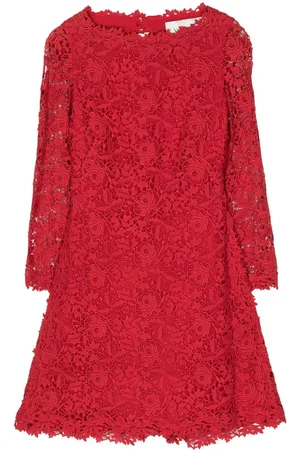 VALENTINO GARAVANI Vestido corto con encaje floral 2010