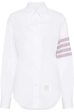 Thom Browne Camisa con motivo 4-Bar