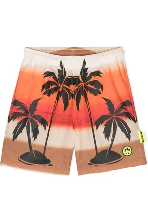 BARROW Bermudas náuticas con palmeras estampadas