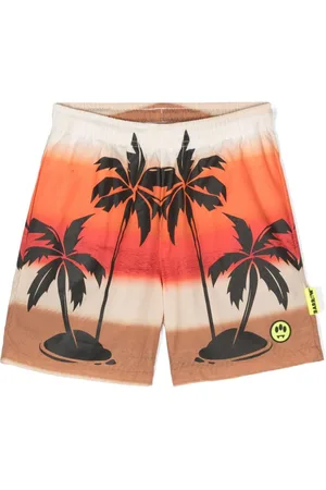 BARROW Bermudas náuticas con palmeras estampadas