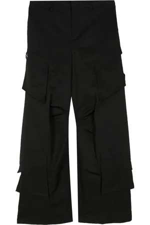 HELIOT EMIL Pants cargo con tiro medio