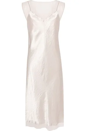 Vince Slip dress midi de satén