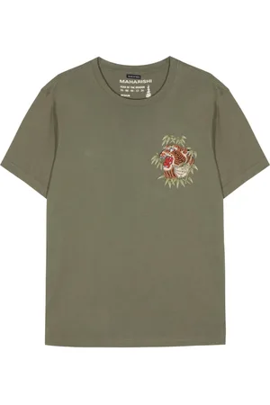 Maharishi Playera con bordado de tigre
