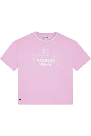 Lacoste Playera con logo estampado