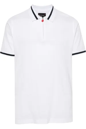 Kiton Playera tipo polo con cierre