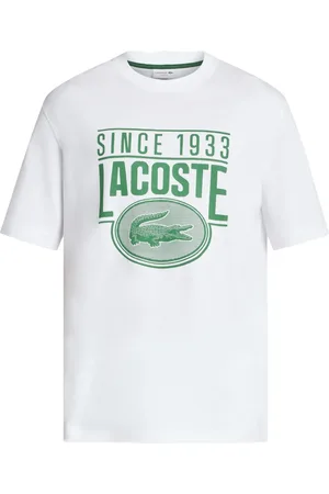 Lacoste Playera con logo estampado