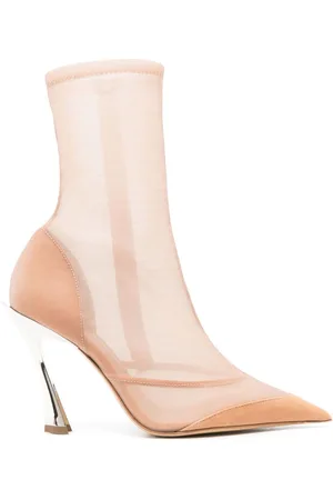 MUGLER Botines semitraslúcidos con tacón de 100mm