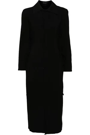 YOHJI YAMAMOTO Vestido midi camisero