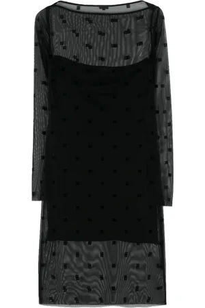 Givenchy Vestido midi con motivo 4G