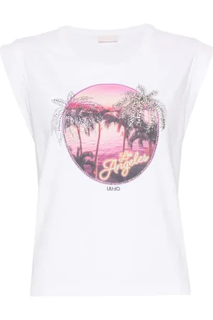Liu Jo Playera con apliques de strass