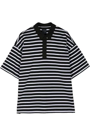 JUUN.J Playera con rayas estampadas