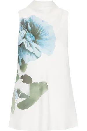 Ted Baker Blusa sin mangas con estampado floral