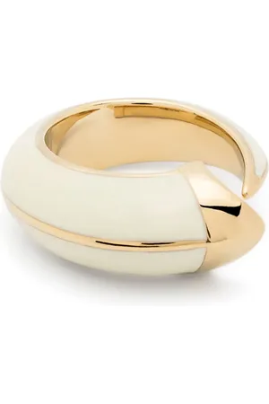 SHAUN LEANE Anillo Tusk en oro vermeil de 18kt