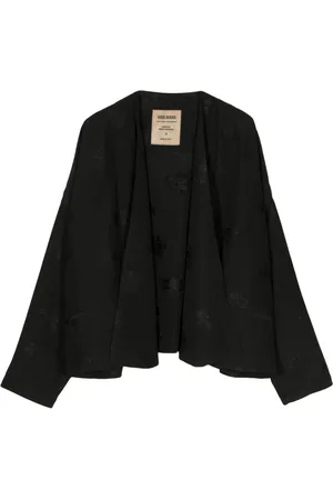 UMA WANG Chamarra corta tejida en jacquard