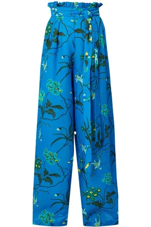 Erdem Pantalones anchos con estampado floral