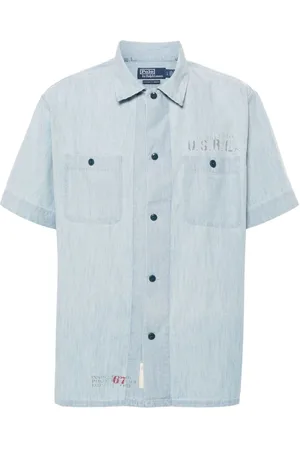 Ralph Lauren Camisa de mezclilla manga corta