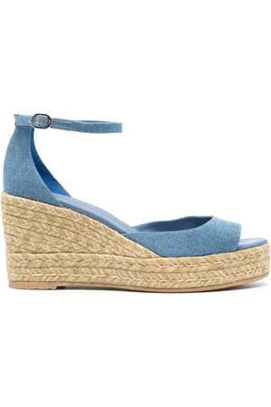 Stuart Weitzman Alpargatas Nudistia con cuña de 60mm