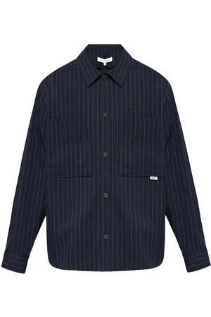 Maison Kitsuné Sobrecamisa a rayas diplomáticas