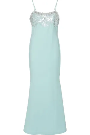 AMEN Vestido largo con detalles de cristal