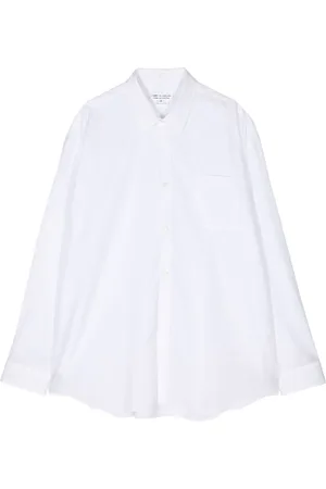 Comme des Garçons Camisa con dobladillo ondulado