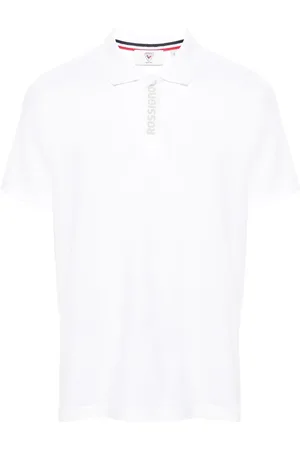 Rossignol Playera tipo polo con franja del logo