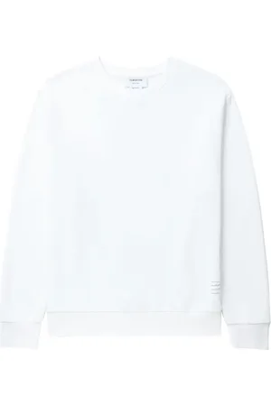 Thom Browne Center-Back Stripe Jersey Pullover