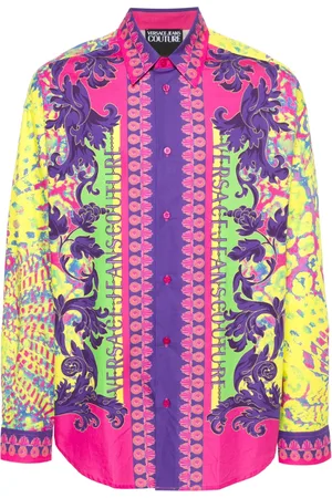 VERSACE Camisa con estampado Animalier