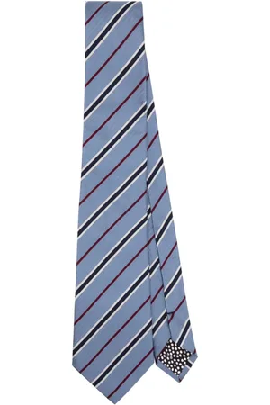 Paul Smith Corbata de seda con rayas estampadas