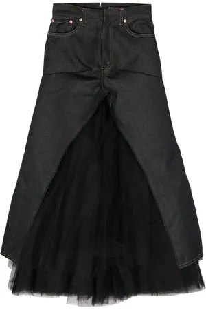 JUNYA WATANABE Falda de mezclilla a capas