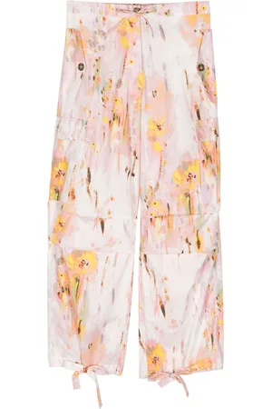 Msgm Pantalones con estampado floral