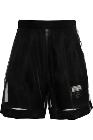 UNDERCOVER Shorts con detalle de tul