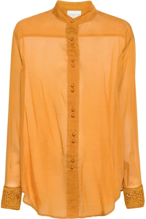 FORTE FORTE Camisa con detalle de crochet