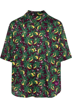 CROQUIS Camisa con estampado botánico
