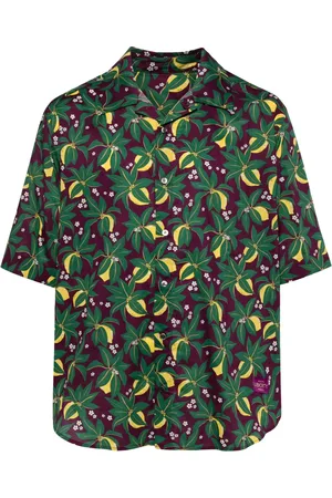 CROQUIS Camisa con estampado botánico