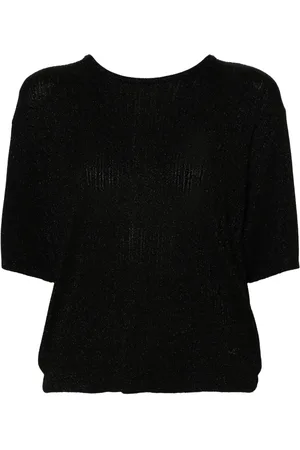 Jacob Cohen Playera tejida de canalé con detalle torcido