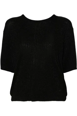 Jacob Cohen Playera tejida de canalé con detalle torcido
