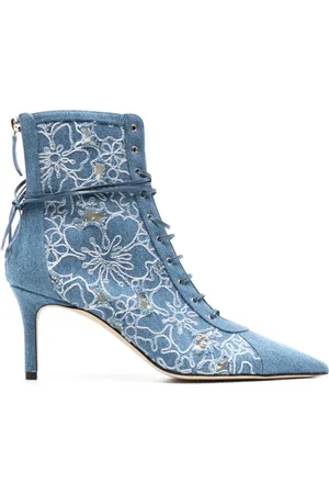 Arteana Botas de mezclilla Torino con tacón de 75mm