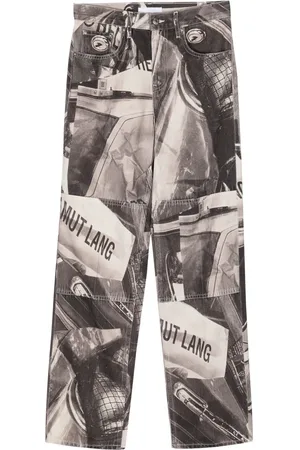 Helmut Lang Jeans con estampado fotográfico