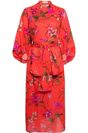 Erdem Vestido con estampado floral