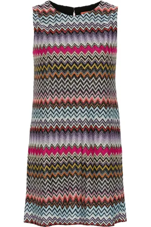 Missoni Vestido corto con diseño entretejido en zigzag