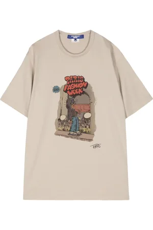 JUNYA WATANABE Playera con estampado gráfico