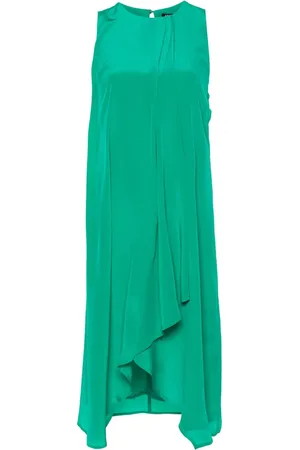 Liu Jo Vestido midi de seda sin mangas