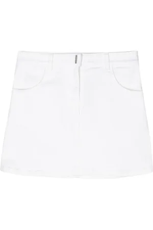 Givenchy Falda corta de mezclilla con motivo 4G