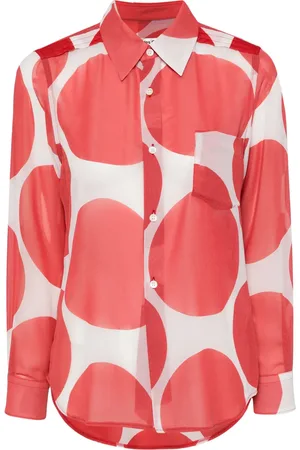 Comme des Garçons Camisa con estampado de lunares