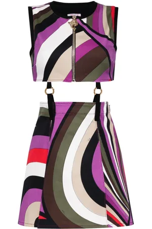 Puccini Vestido corto con estampado Iride