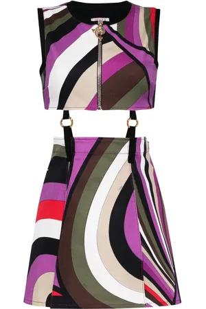Puccini Vestido corto con estampado Iride