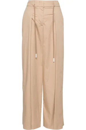 PESERICO SIGN Pantalones anchos con detalle de pinzas