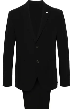 LUIGI BIANCHI MANTOVA Traje stretch con botones