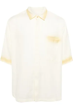 CROQUIS Camisa manga corta con ribete degradado