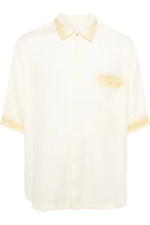 CROQUIS Camisa manga corta con ribete degradado